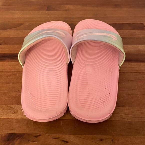 Nike Slides Pink Girls Youth Size 10 - Picture 4 of 6